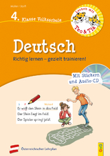 Lernen mit Teo und Tia Deutsch &ndash; 4. Klasse Volksschule mit CD - Verena M&uuml;ller, Erika Stoifl