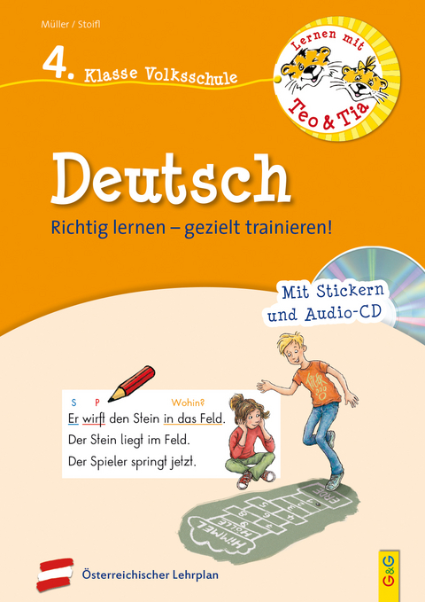 Lernen mit Teo und Tia Deutsch &ndash; 4. Klasse Volksschule mit CD - Verena M&uuml;ller, Erika Stoifl