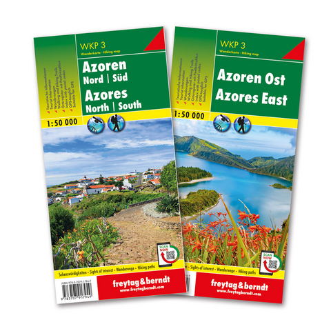 Azoren, Wanderkarten-Set 1:50.000, WKP 3 - 