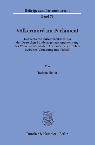 Völkermord im Parlament.