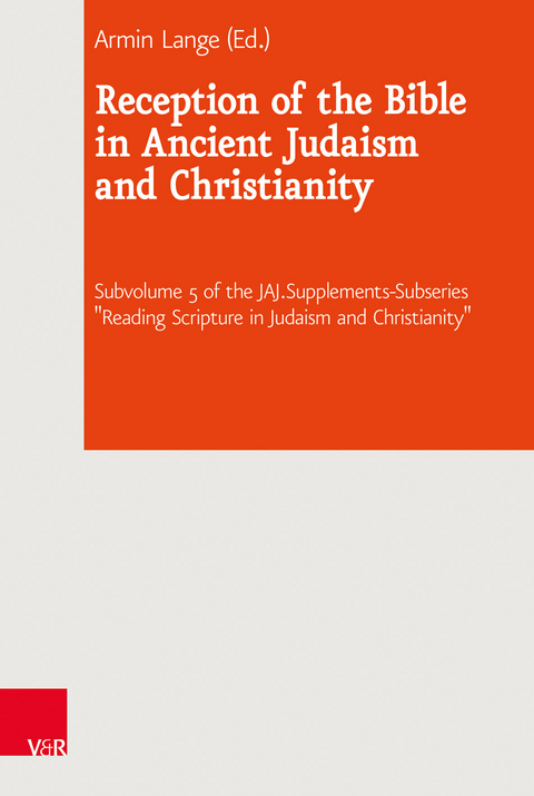 Reading Scripture in Judaism and Christianity - 