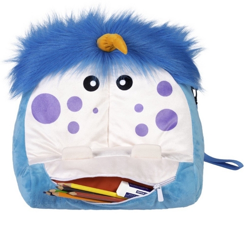 Bookmonster Deluxe Mammo - Lesekissen - blau/wei&szlig;