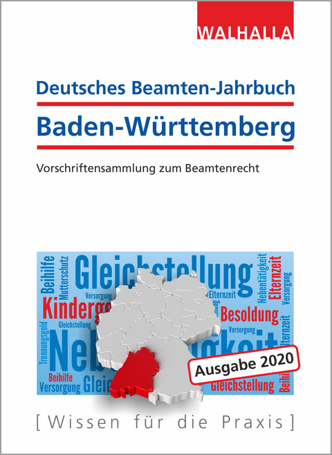 Deutsches Beamten-Jahrbuch Baden-W&uuml;rttemberg 2020 -  Walhalla Fachredaktion