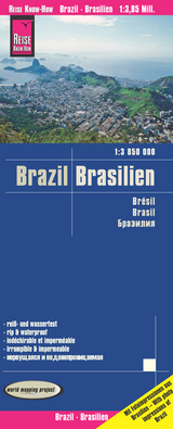 Reise Know-How Landkarte Brasilien / Brazil (1:3.850.000) - 
