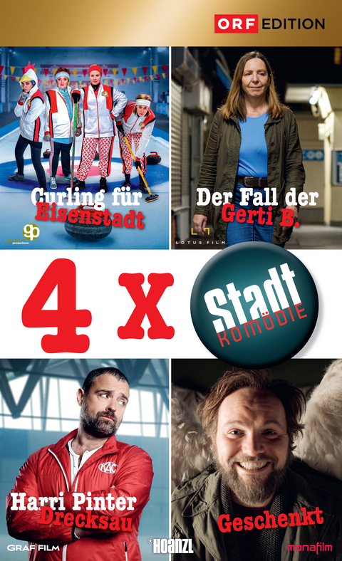 Stadtkom&ouml;dien-Set 2: Curling f&uuml;r Eisenstadt/Der Fall der Gerti B./Harri Pinter Drecksau/Geschenkt