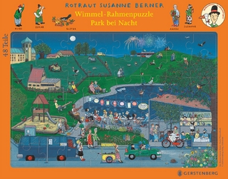 Wimmel-Rahmenpuzzle Park bei Nacht (Kinderpuzzle)