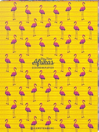 Die Tiere Afrikas Geschenkpapier-Heft - Motiv Flamingo