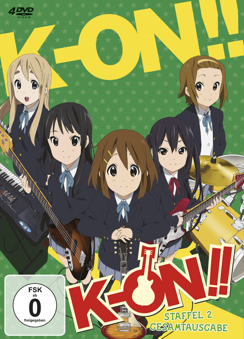 K-ON! - 2. Staffel - Gesamtausgabe (4 DVDs) - Naoko Yamada