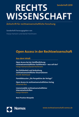 Open Access in der Rechtswissenschaft - 