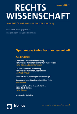 Open Access in der Rechtswissenschaft
