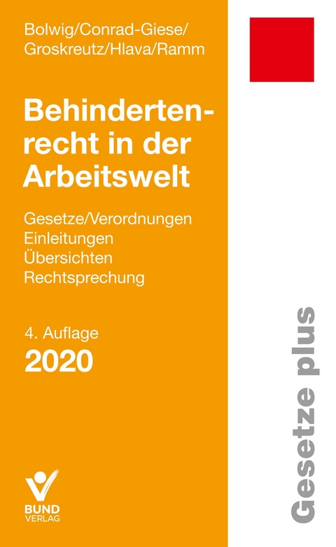 Behindertenrecht in der Arbeitswelt - Nils Bolwig, Maren Conrad-Giese, Henning Groskreutz, Daniel Hlava, Diana Ramm
