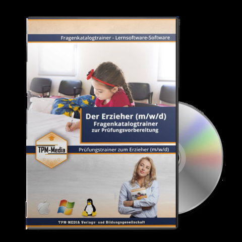 Erzieher /-in Pr&uuml;fungstrainer mit &uuml;ber 500 Pr&uuml;fungsfragen (IHK) Windows - Thomas Mueller