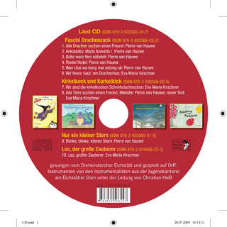 CD-Lieder zu den 4 Bilder-Büchern