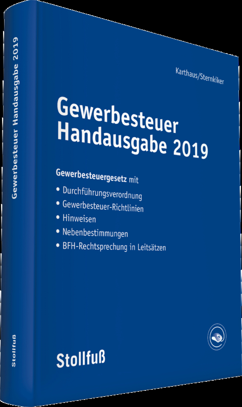 Gewerbesteuer Handausgabe 2019 - Volker Karthaus, Oliver Sternkiker