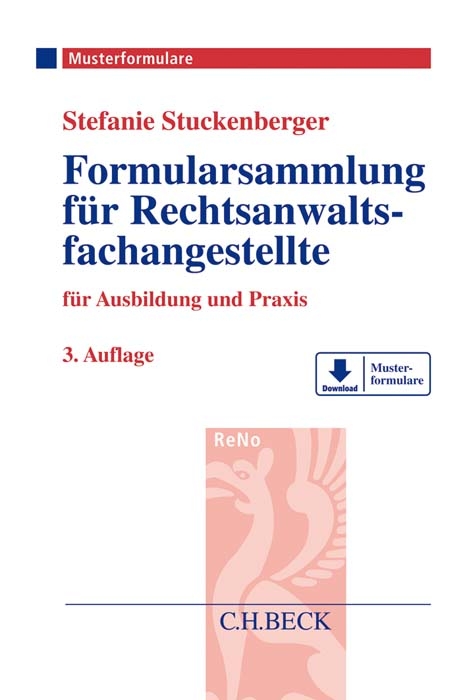 Formularsammlung für Rechtsanwaltsfachangestellte - Stefanie Stuckenberger