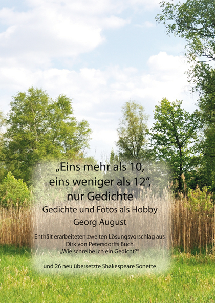 &bdquo;Eins mehr als 10, eins weniger als 12&ldquo;, nur Gedichte - Georg August