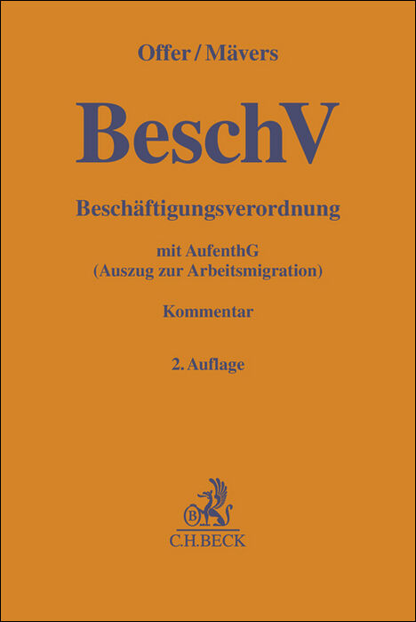 Beschäftigungsverordnung. BeschV - 