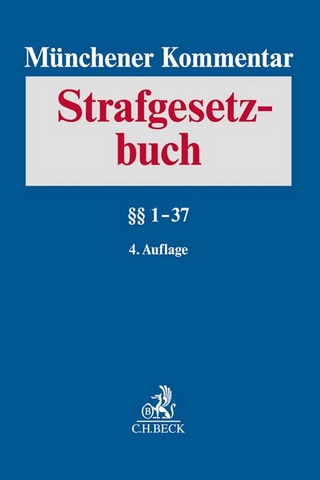 Münchener Kommentar zum Strafgesetzbuch Bd. 1: §§ 1-37