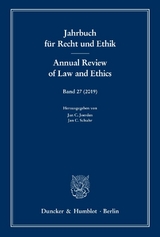 Jahrbuch f&uuml;r Recht und Ethik - Annual Review of Law and Ethics. - 