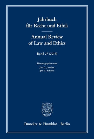 Jahrbuch für Recht und Ethik - Annual Review of Law and Ethics.