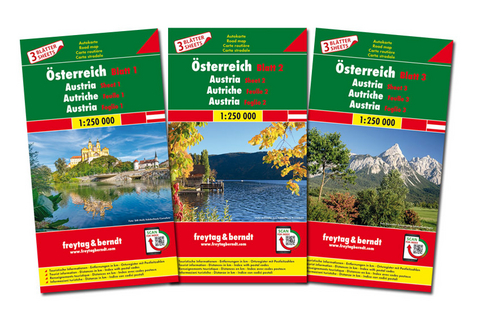 &Ouml;sterreich-Set, Autokarte 1:250.000