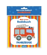 TR&Ouml;TSCH - Badebuch "Fahrzeuge" | Wasserfestes Badebuch mit liebevoll illustrierten Fahrzeugmotiven. Leuchtend buntes Badewannenbuch mit weichen Oberfl&auml;chen zum Dr&uuml;cken und Knautschen | Ab 0 Monaten - 