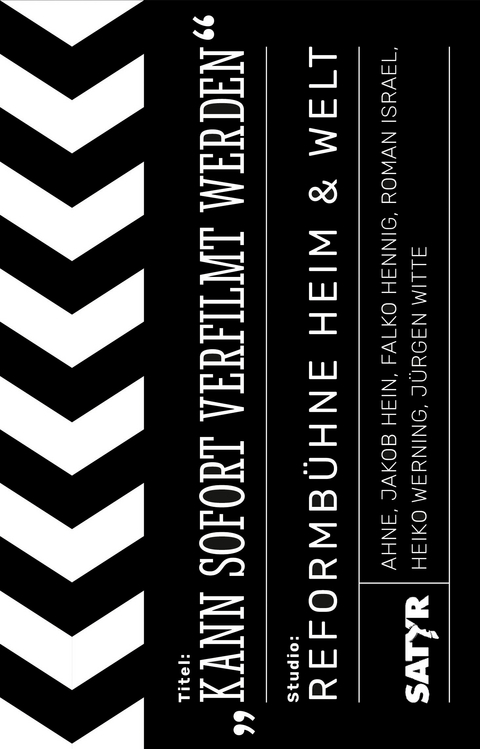 Kann sofort verfilmt werden - Jakob Hein,  Ahne, Falko Hennig, Roman Israel, Heiko Werning, J&uuml;rgen Witte