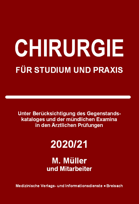 Chirurgie 2020/2021 - Markus M&uuml;ller