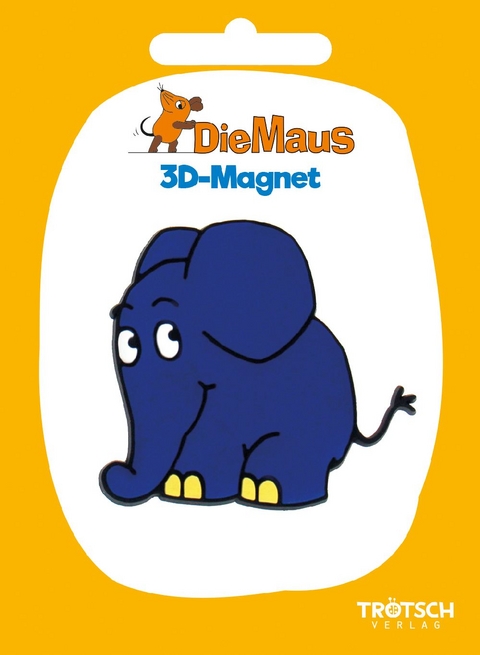 Tr&ouml;tsch Die Maus 3D-Magnet Elefant stehend