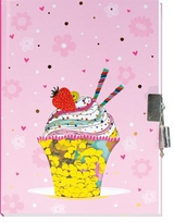 Tr&ouml;tsch Tagebuch mit Pailletten Herz Eiscreme