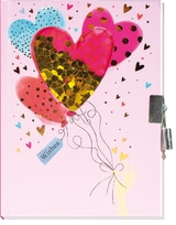 Tr&ouml;tsch Tagebuch mit Pailletten Herz