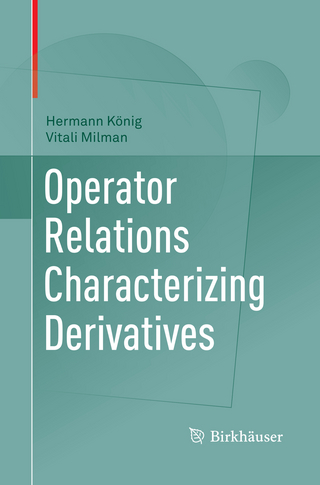 Operator Relations Characterizing Derivatives