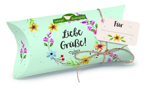 Saatvogel Blumengrüße Liebe Grüße - 