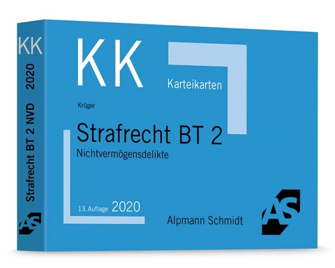 Karteikarten Strafrecht BT 2 - Rolf Kr&uuml;ger
