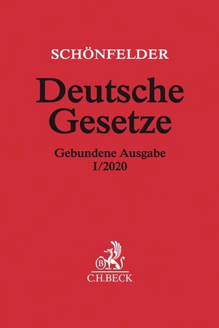 Deutsche Gesetze Gebundene Ausgabe I/2020