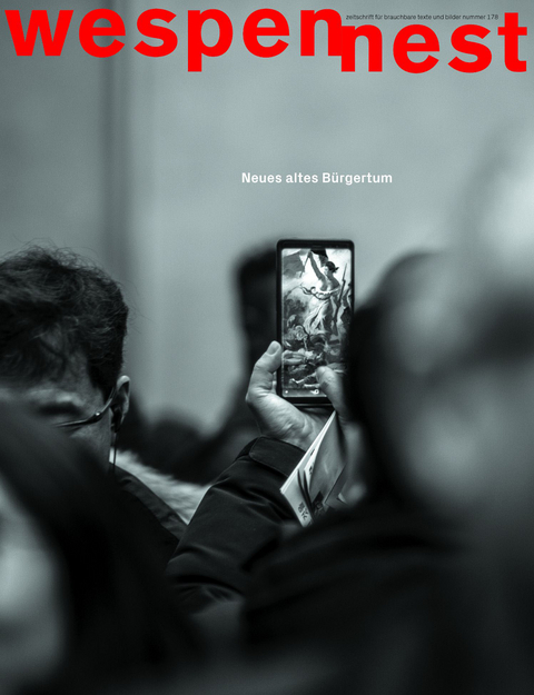 wespennest - zeitschrift f&uuml;r brauchbare texte und bilder - 