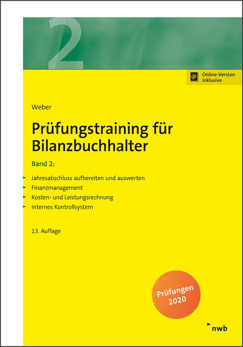 Pr&uuml;fungstraining f&uuml;r Bilanzbuchhalter, Band 2 - Martin Weber