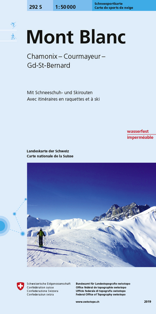 292S Mont Blanc Schneesportkarte