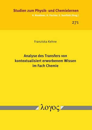 Analyse des Transfers von kontextualisiert erworbenem Wissen im Fach Chemie