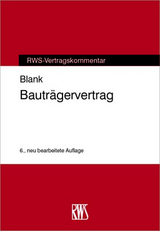 Bautr&auml;gervertrag - Manfred Blank
