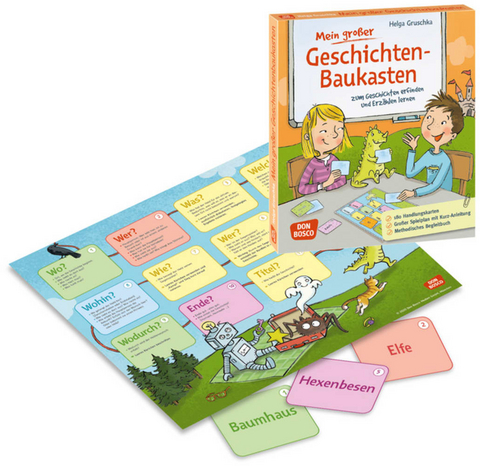 Mein gro&szlig;er Geschichten-Baukasten zum Geschichten erfinden und Erz&auml;hlen lernen - Helga Gruschka