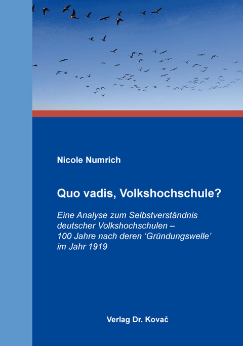 Quo vadis, Volkshochschule? - Nicole Numrich
