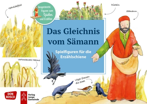 Das Gleichnis vom S&auml;mann. Erz&auml;hlschienen-Figurenset