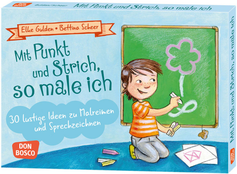 Mit Punkt und Strich, so male ich - Elke Gulden, Bettina Scheer