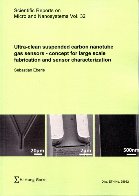 Ultra-clean suspended carbon nanotube gas sensors &ndash; concept for large scale fabrication and sensor characterization - Sebastian Eberle