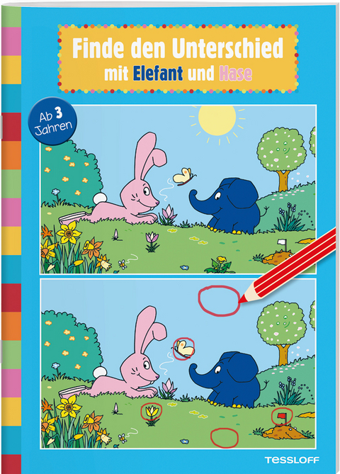 Finde den Unterschied mit Elefant und Hase - Katja Baier