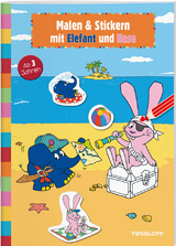 Malen & Stickern mit Elefant und Hase - Katja Baier