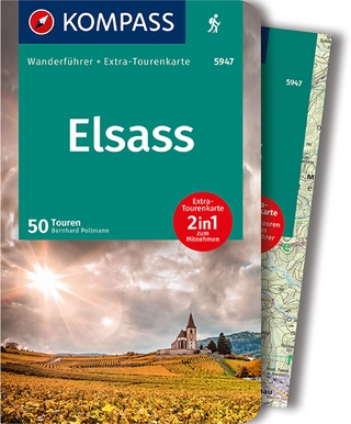 KOMPASS Wanderführer Elsass, 50 Touren