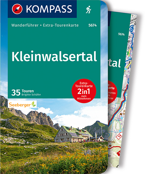KOMPASS Wanderf&uuml;hrer Kleinwalsertal - Brigitte Sch&auml;fer