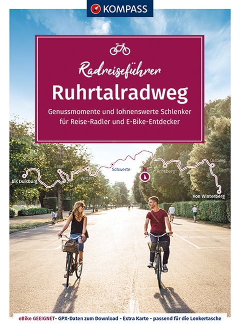 KOMPASS Radreisef&uuml;hrer Ruhrtalradweg - Raphaela Moczynski